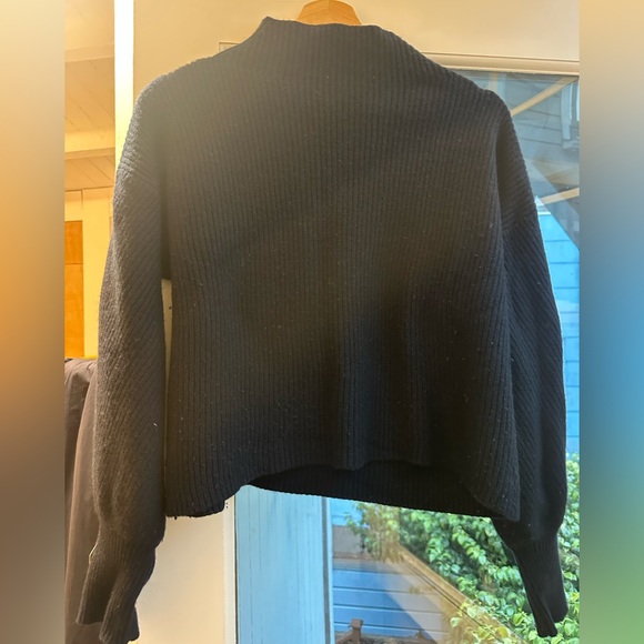 A.L.C. Navy Turtleneck Sweater - Picture 1 of 2